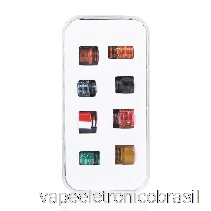 Vape Recarregável Aleader 510 Kit De Ponta De Gotejamento - Pacote De 8 Edição 510